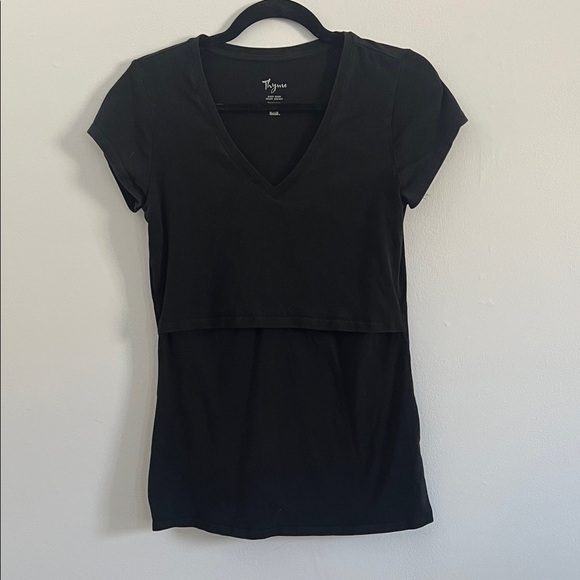 Thyme Maternity Tops - 2pc Maternity & Nursing T shirt / Sweaterdress